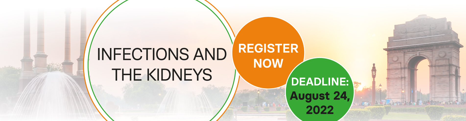Join the ISN Frontiers Meeting on Infections and the Kidney in New Delhi - Sept 22-25, 2022