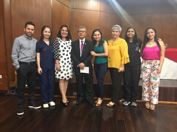 Researchers from Cali- Popayan, from left to right: Ruben Lasso, Alejandra Agredo, Yessica Bravo, Jaime M Restrepo, Jessica Forero, María del Pilar Duque, Lina María Viafara, and Laura Torres.