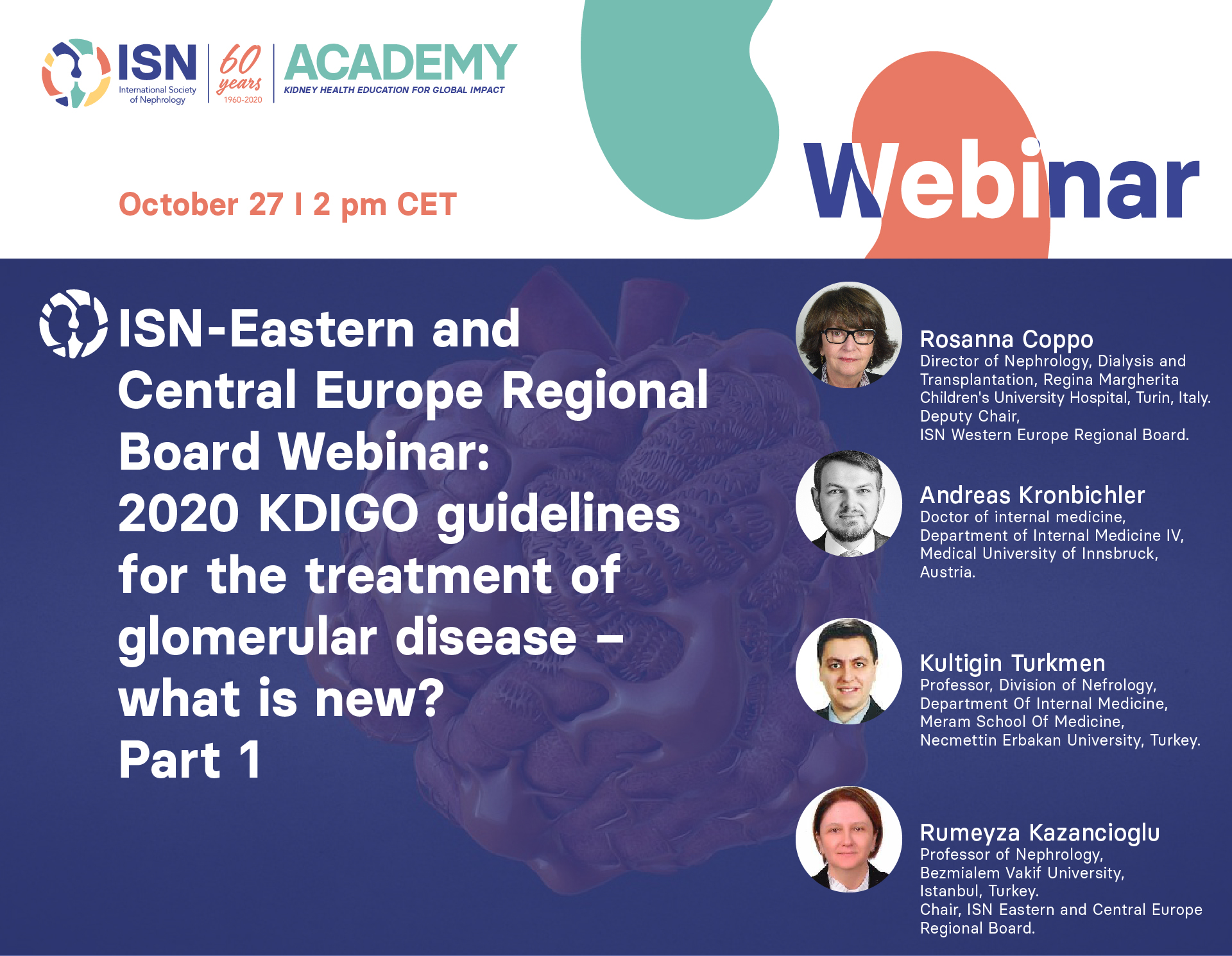 ISN-Eastern and Central Europe Regional Board Webinar: 2020 KDIGO ...