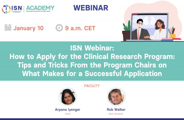 Isn Programme ISN Webinar: How to Apply for the Clinical Research Program: Tips and ...